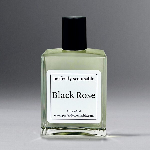 Black Rose Perfume Oil or Cologne | natural perfume | unisex fragrance | signature scent |