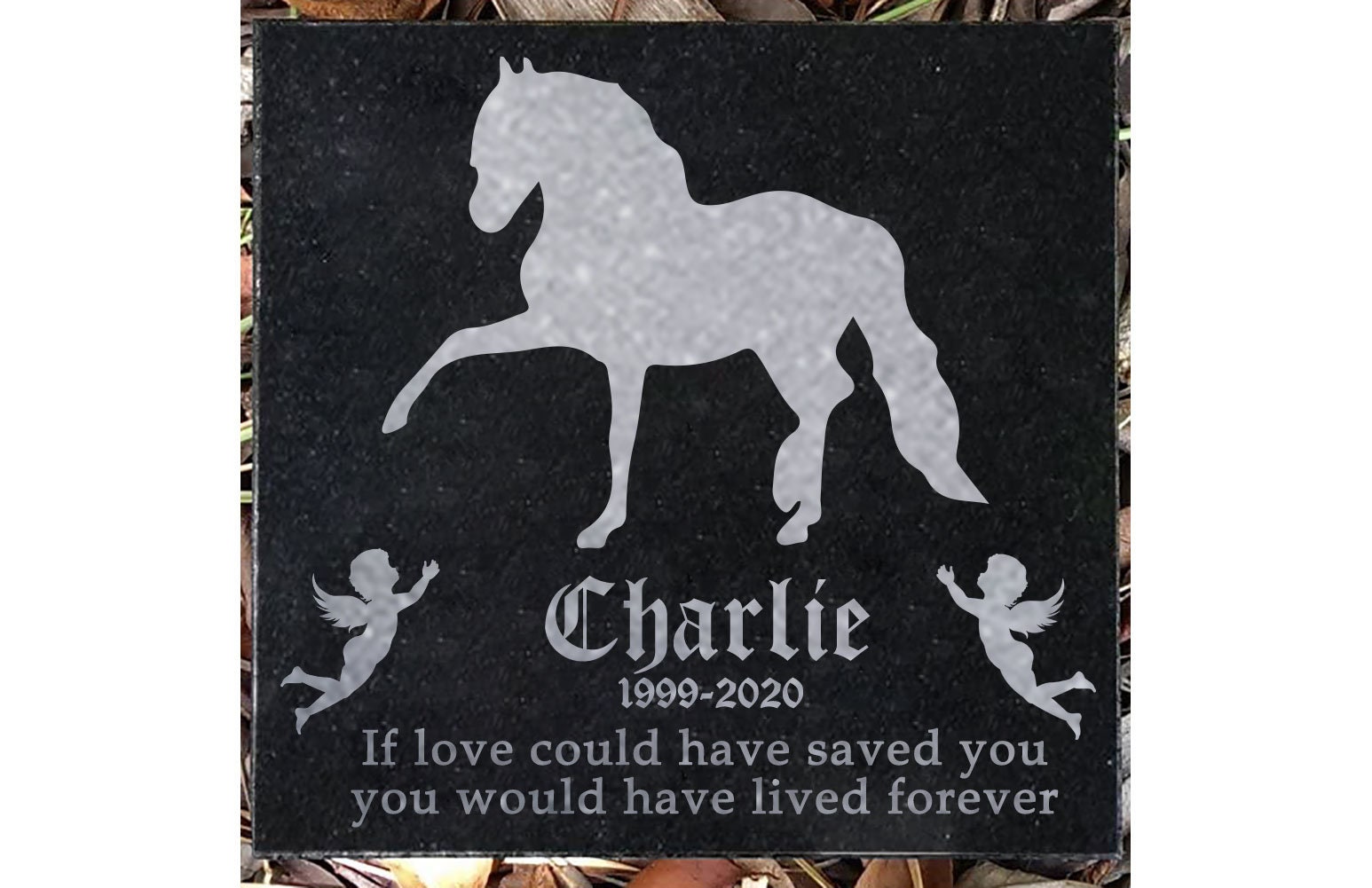 Custom Horse Memorial Stone Pet Tombstone for Horse Horse Etsy UK