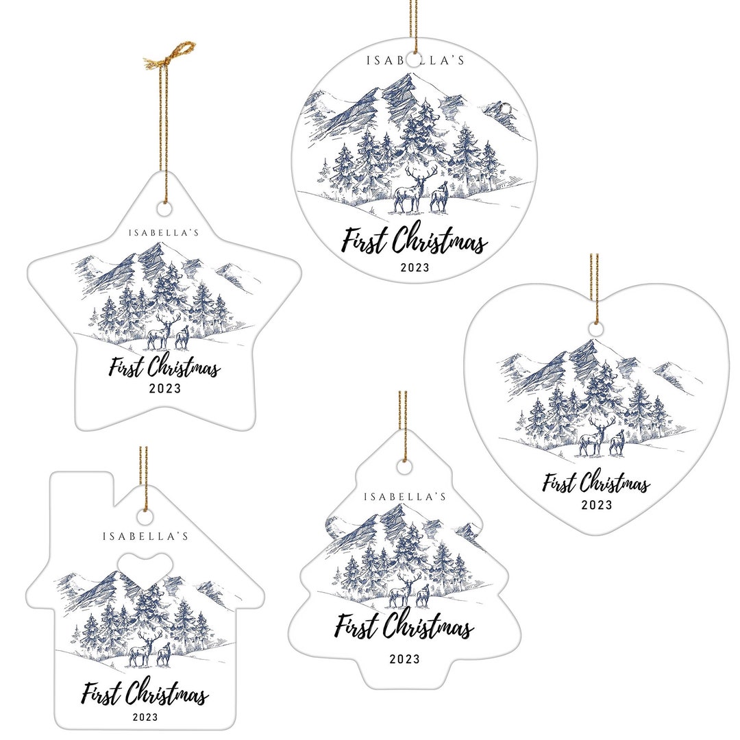 Personalized Christmas Ornaments Christmas Tree Hanging Etsy