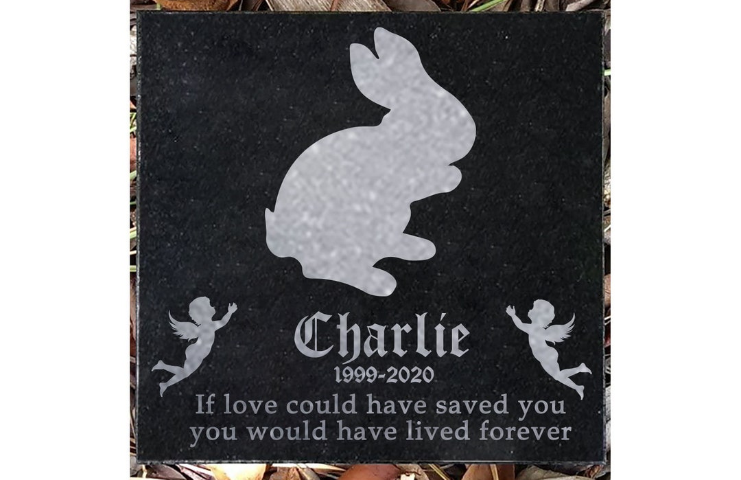 Peter Rabbit Headstone Custom Rabbit Memorial Stone, Pet Tombstone for Rabbit, Rabbit ...