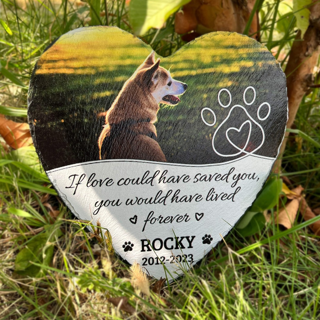Dog Memorial Gifts for Loss of Dog, Dog Memorial Stone, Pet Memorial ...