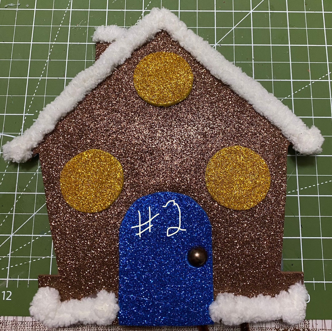 Gingerbread House Wreath Attachment: Winter Christmas Decor - Etsy