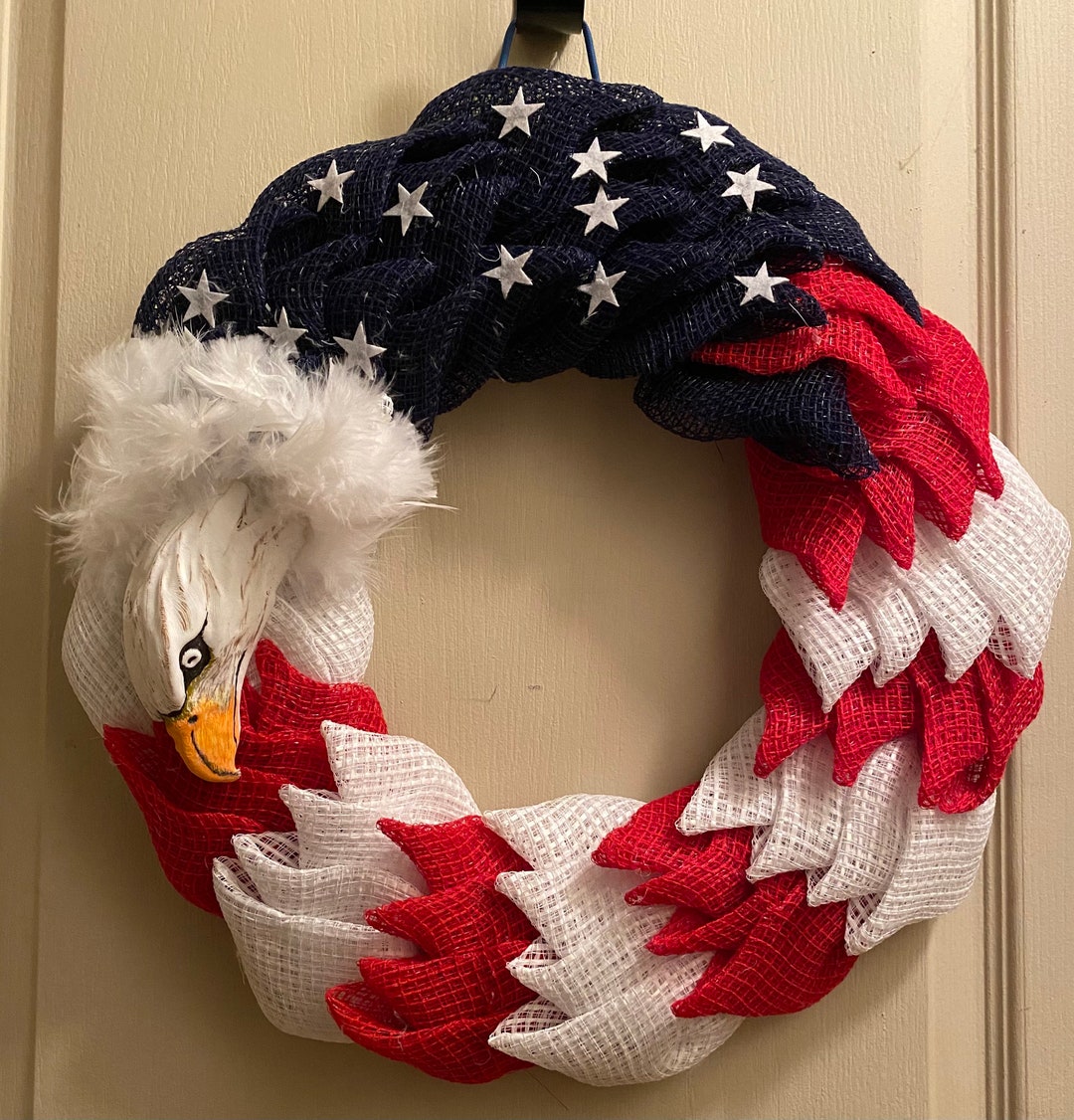 American Eagle Wreath Etsy