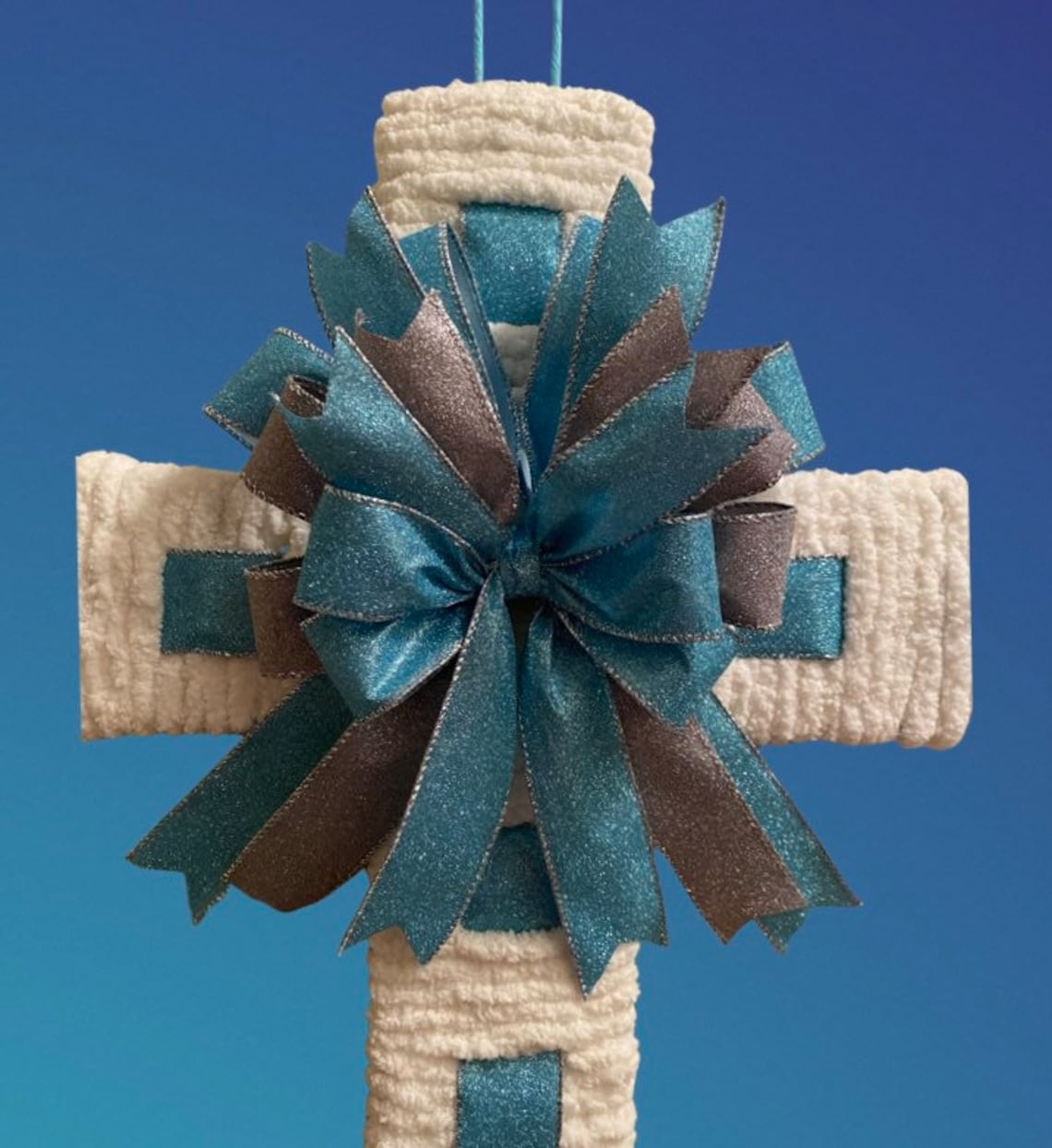 Christmas Cross Wreath 