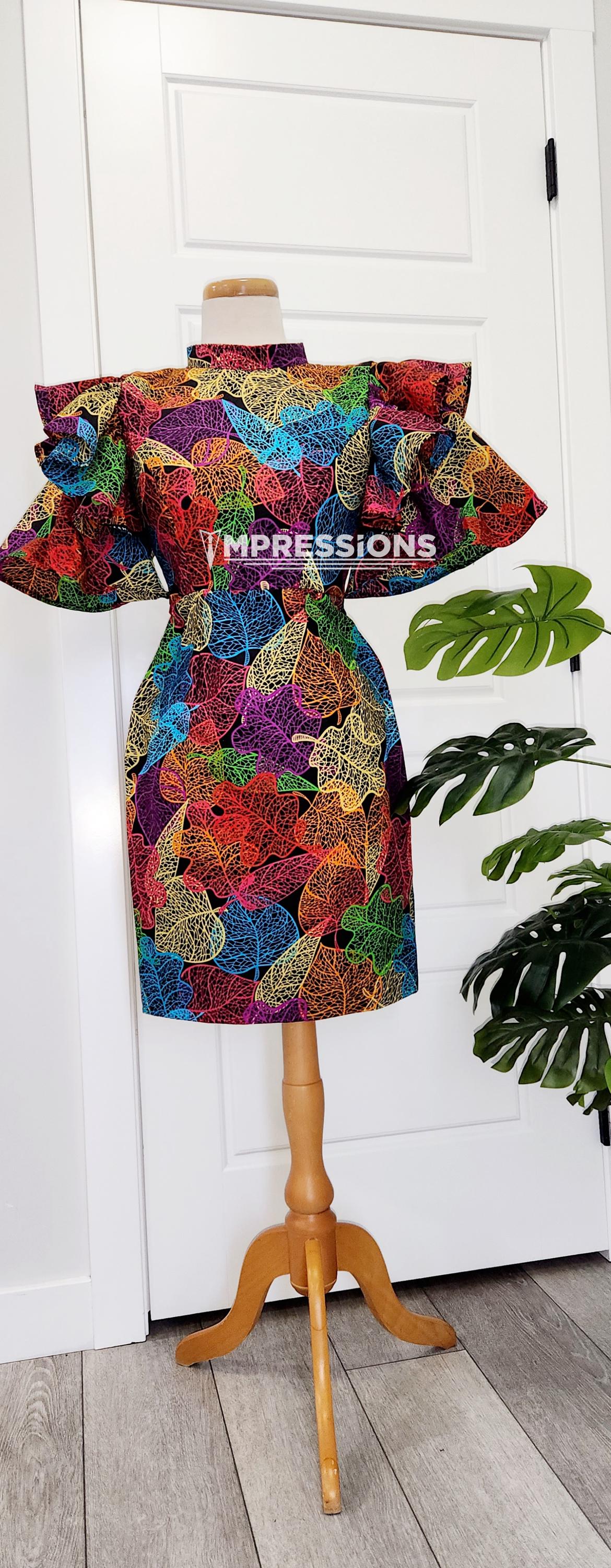 Short Kitenge Dress - Etsy