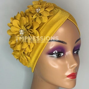 Turbans for women/ Fabric turban, Pre Tied Head wrap, Women's Headwrap, Stylish knot wrap, Chemo covering, Alopecia Headwrap