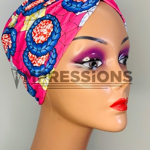 Fabric turban, Pre Tied Head wrap, Colorful Women&#39;s Headwrap, Stylish knot wrap, Chemo covering, Alopecia Headwrap , Braided head turban