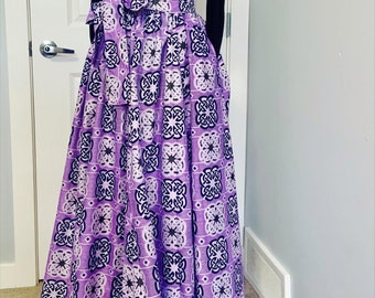 Maxi-jupe imprimé africain/ Femmes africaines / vêtements pour femmes/ jupe évasée complète / Jupe Ankara /jupe taille haute