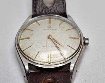 Vintage Certina Waterking Swiss Watch 1960s | Classic Mechanical Wristwatch for Collectors | Timeless Mid Century Gift for Him