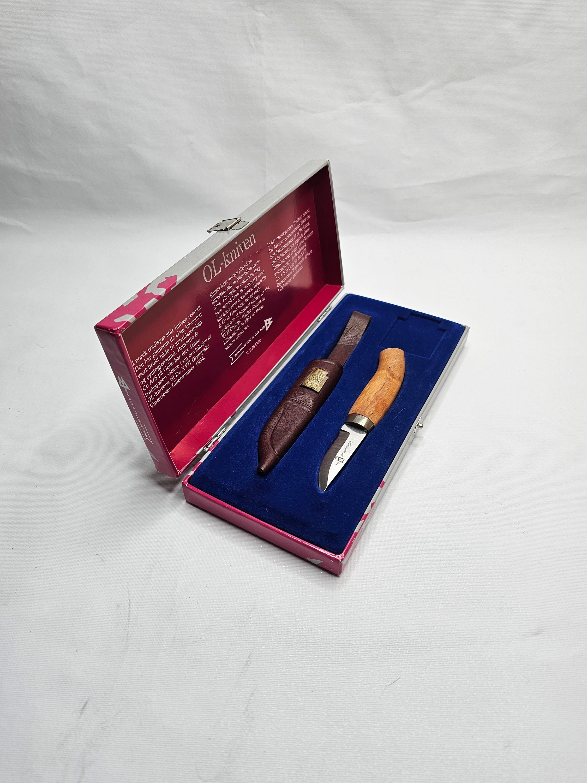 Rare Norwegian Olympic Knife Lillehammer 1994 | Kristin Brusletto
