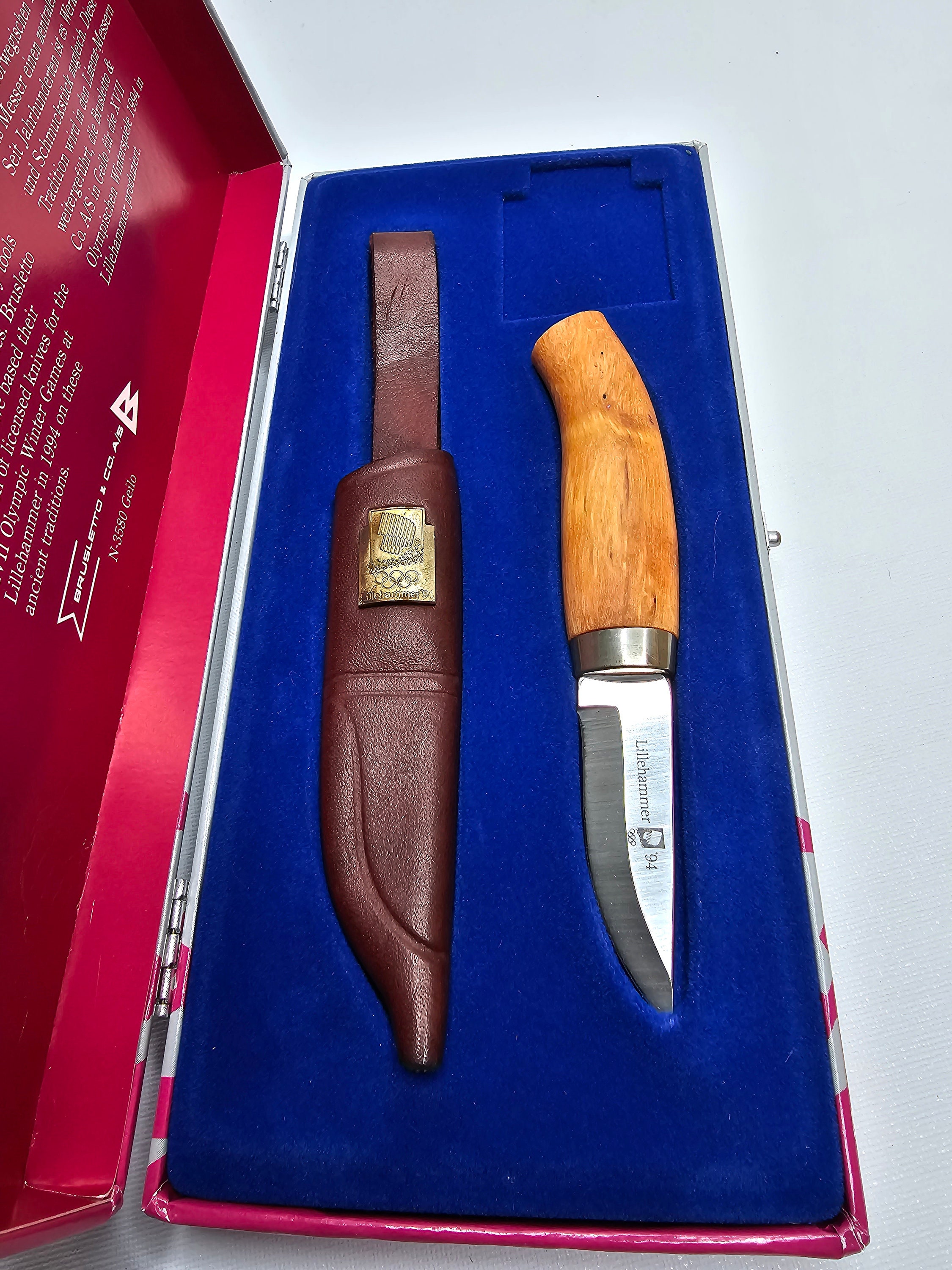 Rare Norwegian Olympic Knife Lillehammer 1994 | Kristin Brusletto 