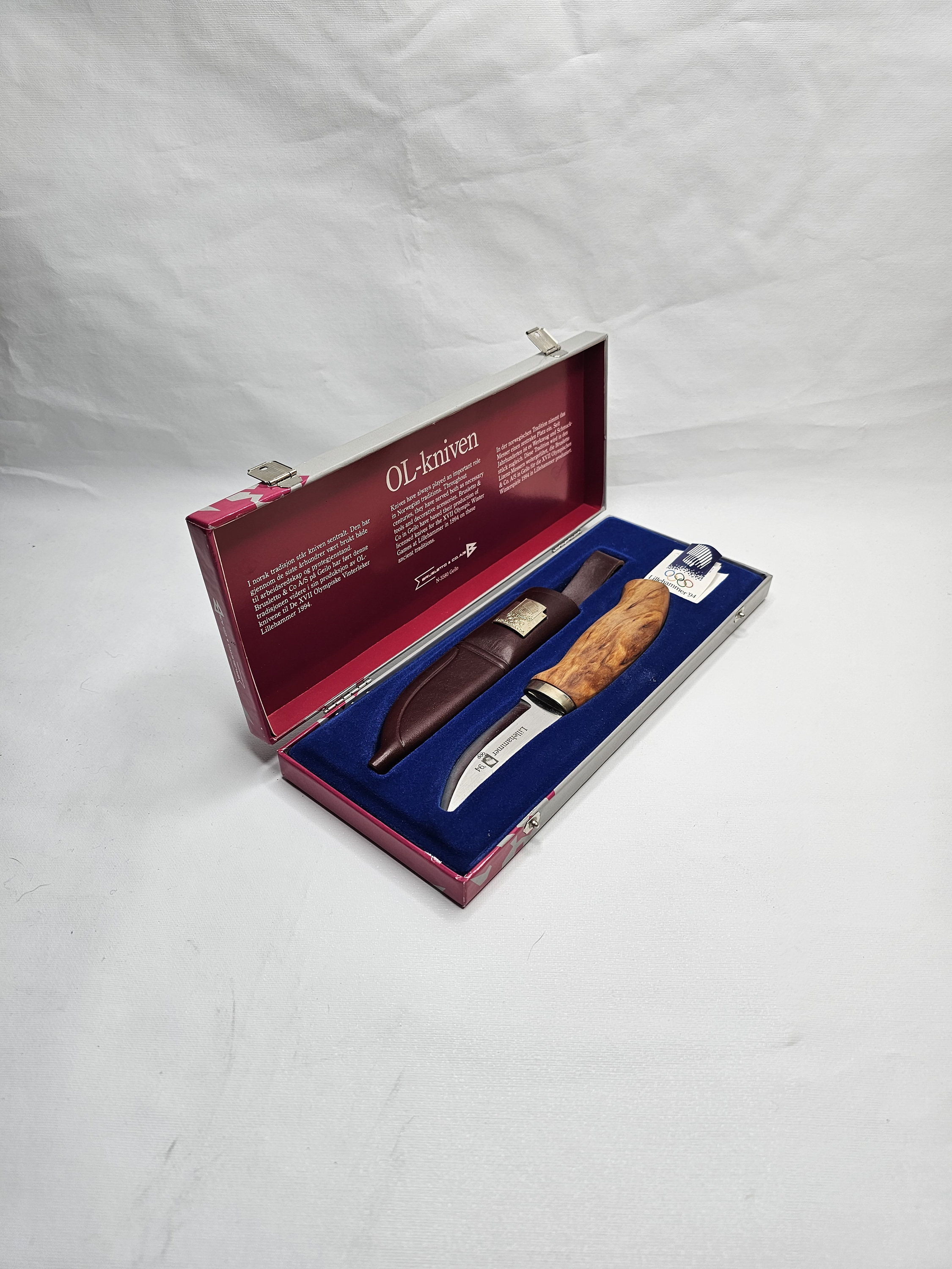 Rare Norwegian Collectible Knife From OL Lillehammer 1994 Rare Norwegian Collectible Knife From OL Lillehammer 1994