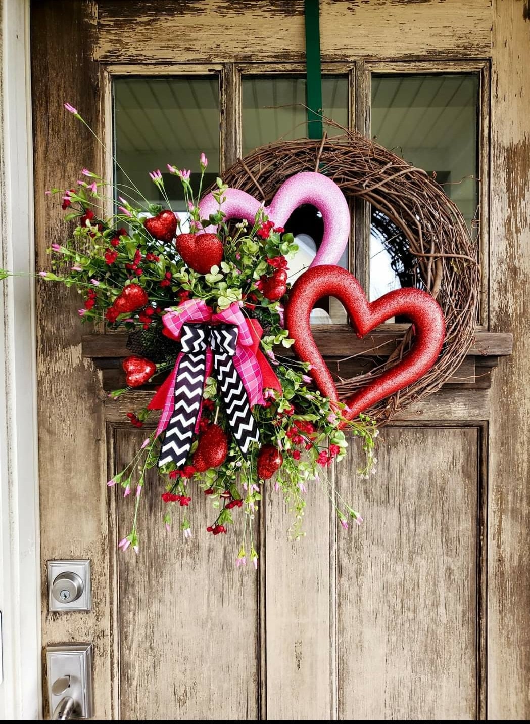 Valentines Day, Valentines Wreath, Valentines Day Decor, Valentine Door  Hanger, Valentines Wreaths, Heart Wreath, Valentines Day Wreaths 