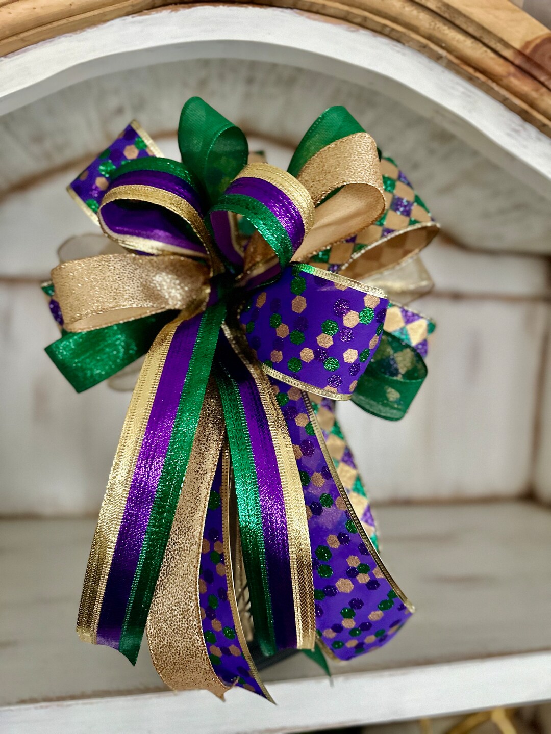 mardi gras wreath walmart
