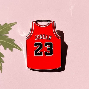 MJ Jersey – Chicago Bulls – Haustiermarke – Personalisierte Haustiermarke – Hundemarke – Michael Jordan – Basketball – Ziege 23
