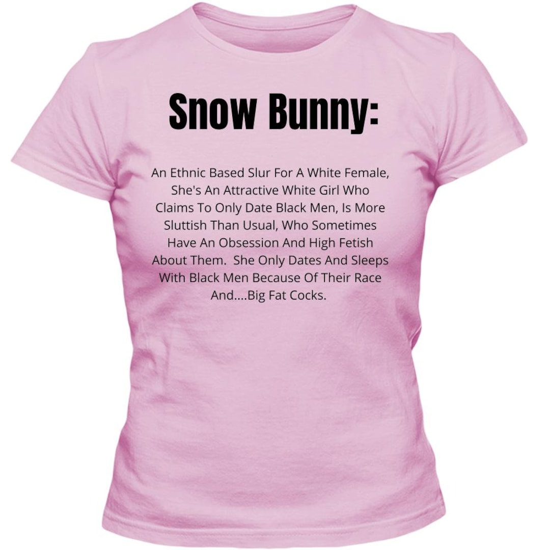 Adult Ladies Classic Tees Snow Bunny Definition 1 Etsy 