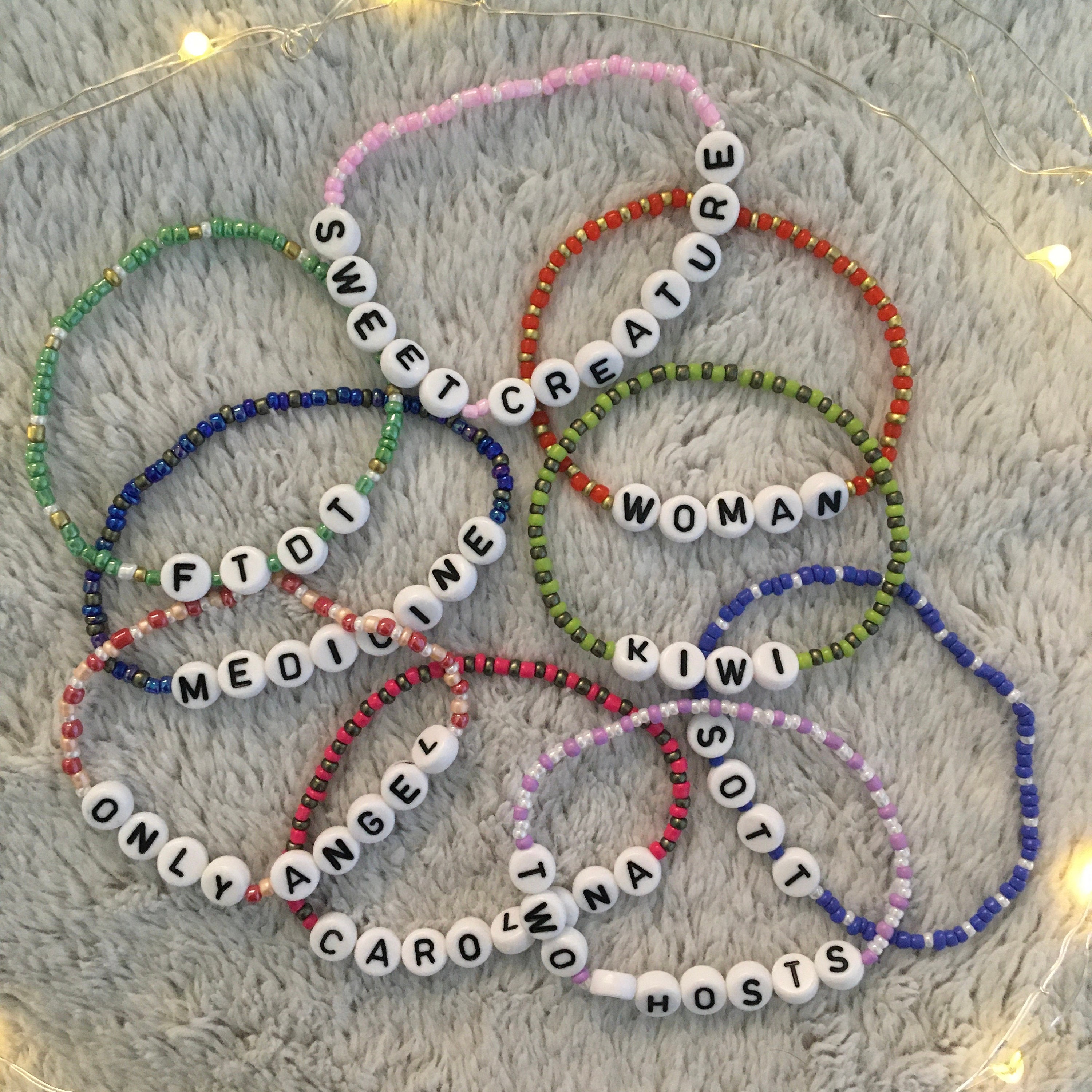 Harry Styles HS1 Album Bracelets Etsy