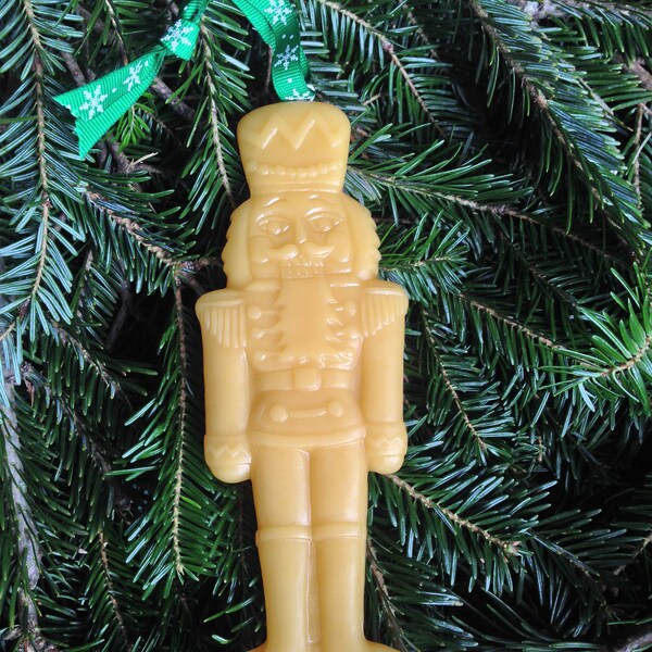 Nutcracker - Beeswax Ornament - Holiday Decoration