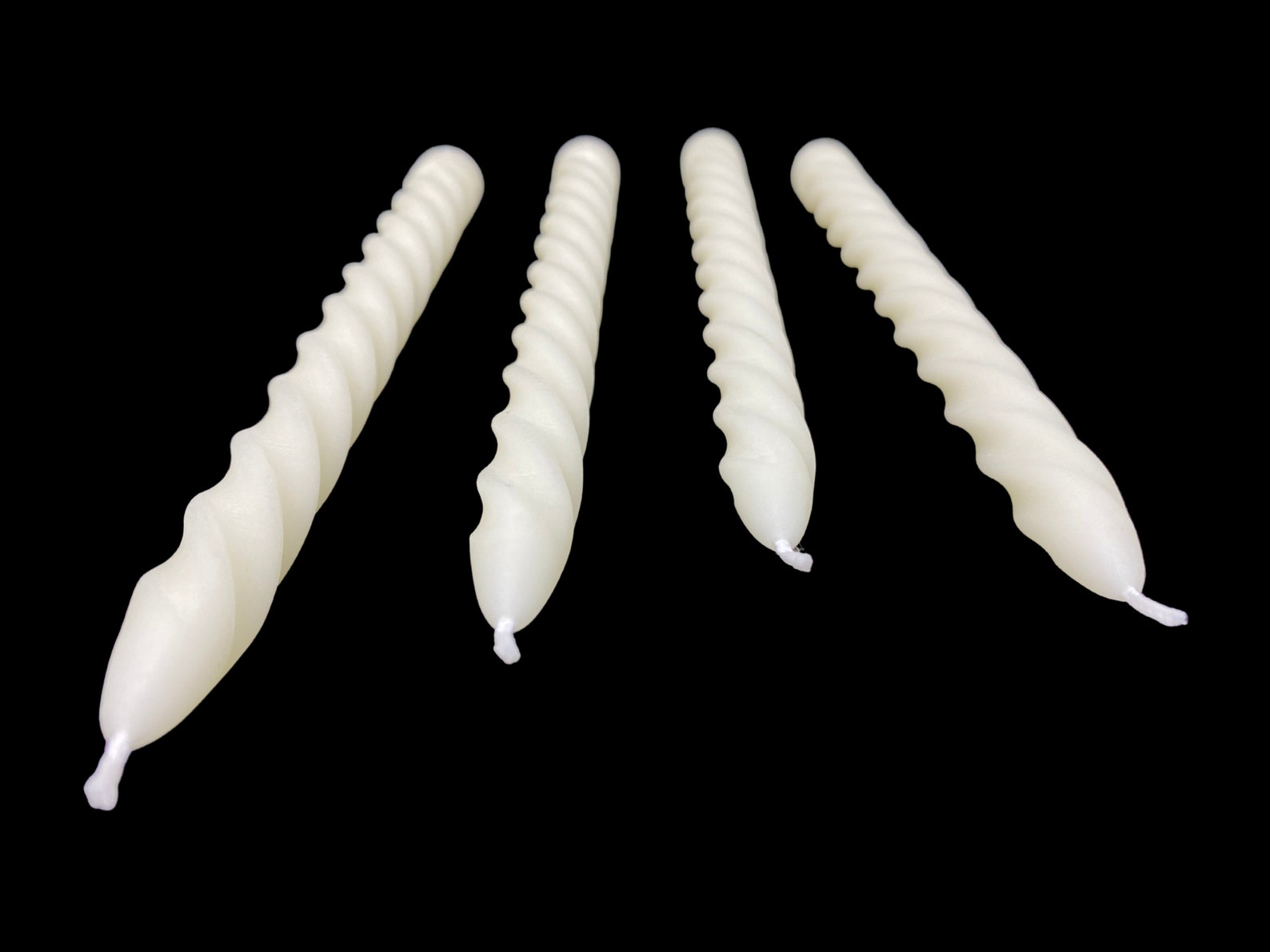 9 Spiral Taper Candles 100 Beeswax Set of 2 Etsy