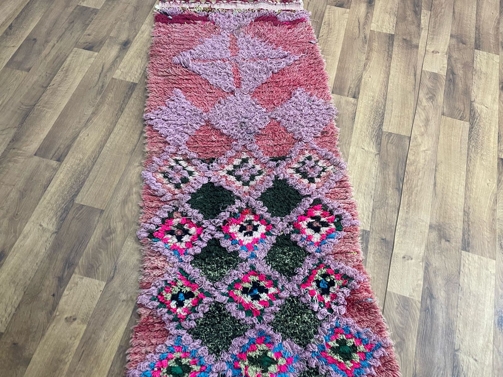 6x2.4フィート「モロッコ廊下」ヴィンテージ廊下「ベルベル廊下