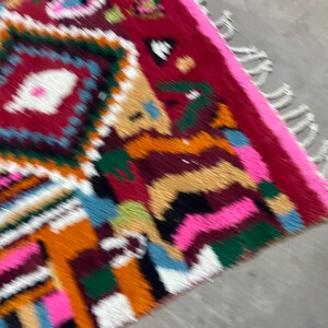 Moroccan rug, Authentic Beni ourain rug, Genuine Wool rug, Handmade rug, boujaad style rug,Area Rug,Tapis berber,Teppich image 11