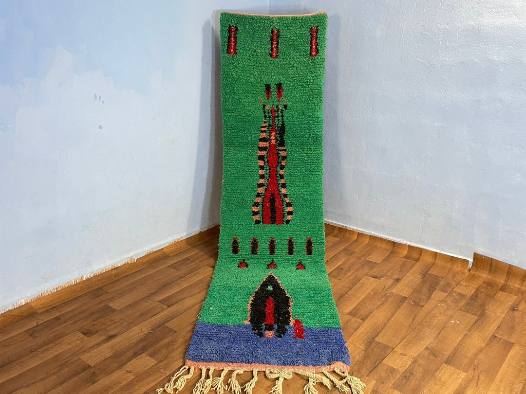 Beautiful Colors Runner.spotted Runner .runner Wool Rug .MOROCCAN ...