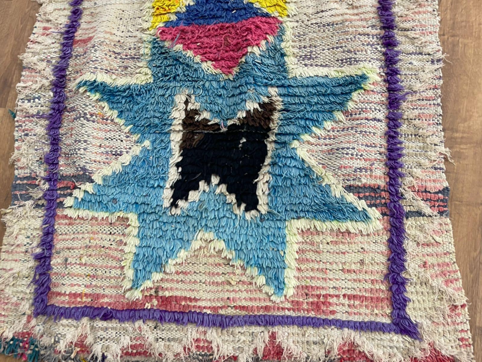 7x3フィート、ランナーモロッコラグ、ランナーヴィンテージラグ