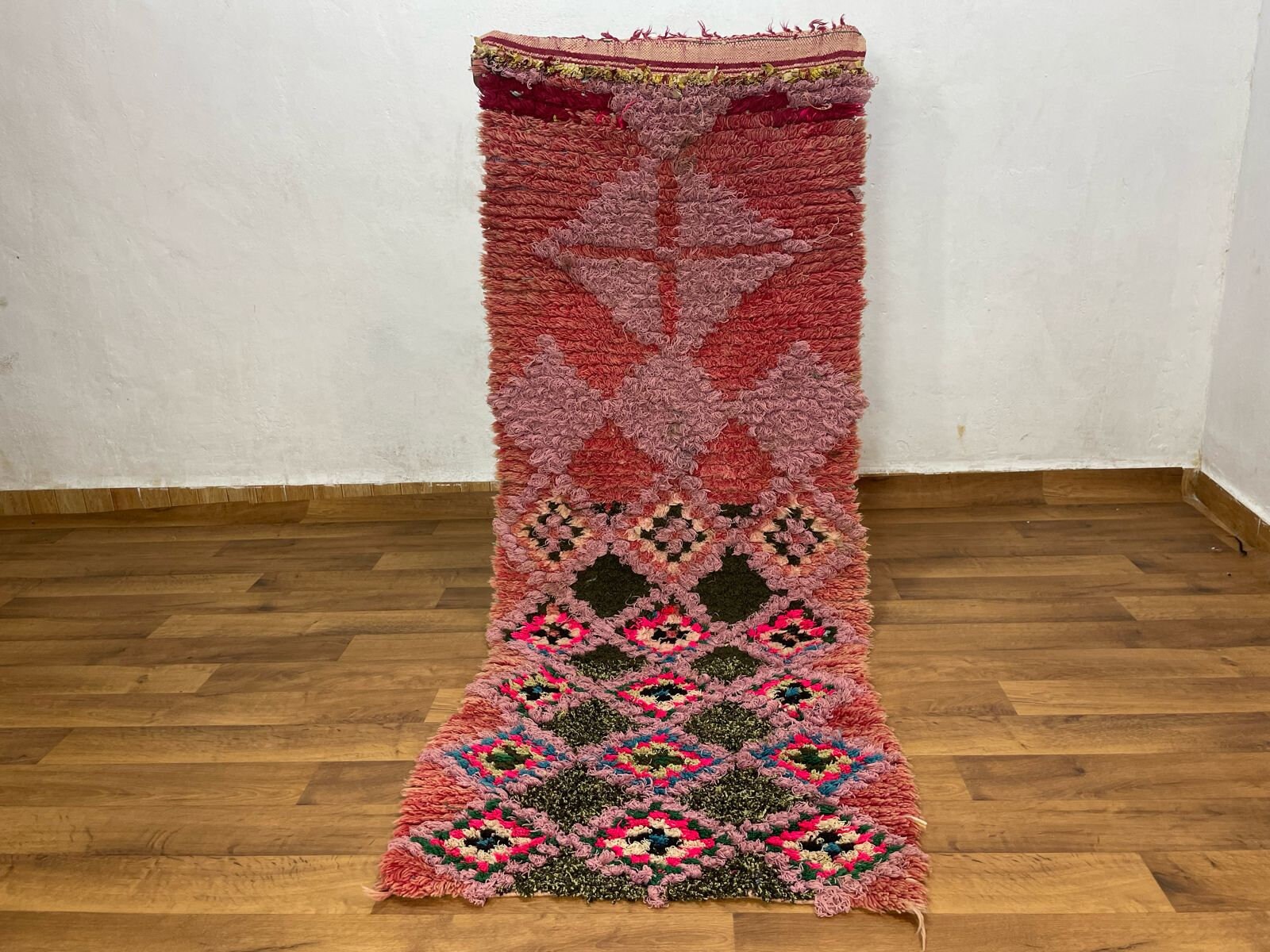 6x2.4フィート「モロッコ廊下」ヴィンテージ廊下「ベルベル廊下