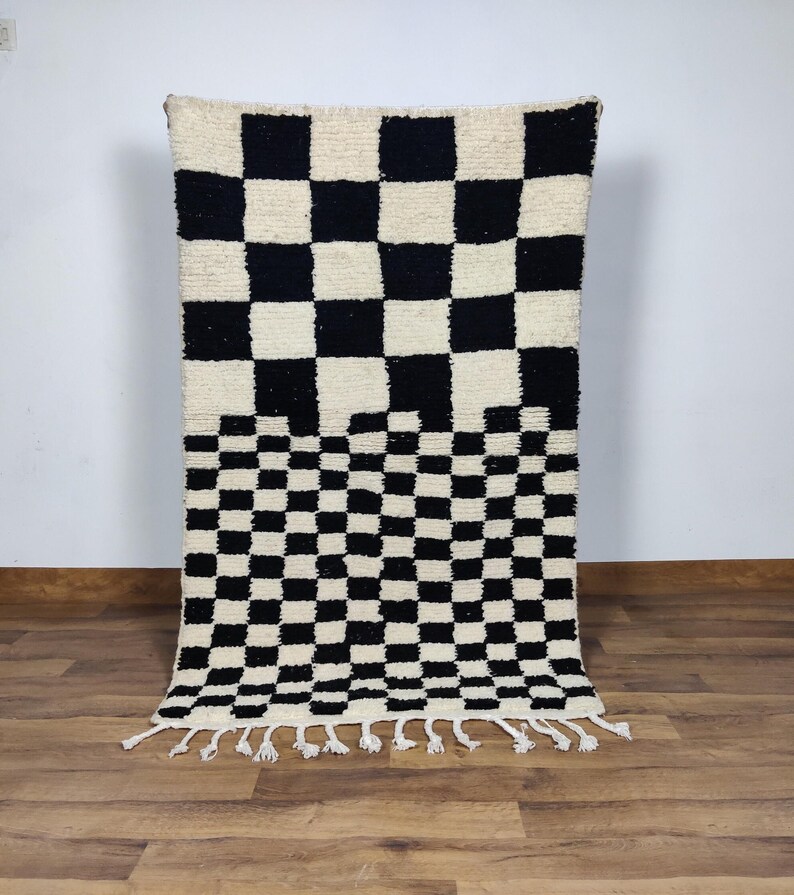Large Checkered Rug,checkerboard Rug 5x7,custom Checker Rug ...