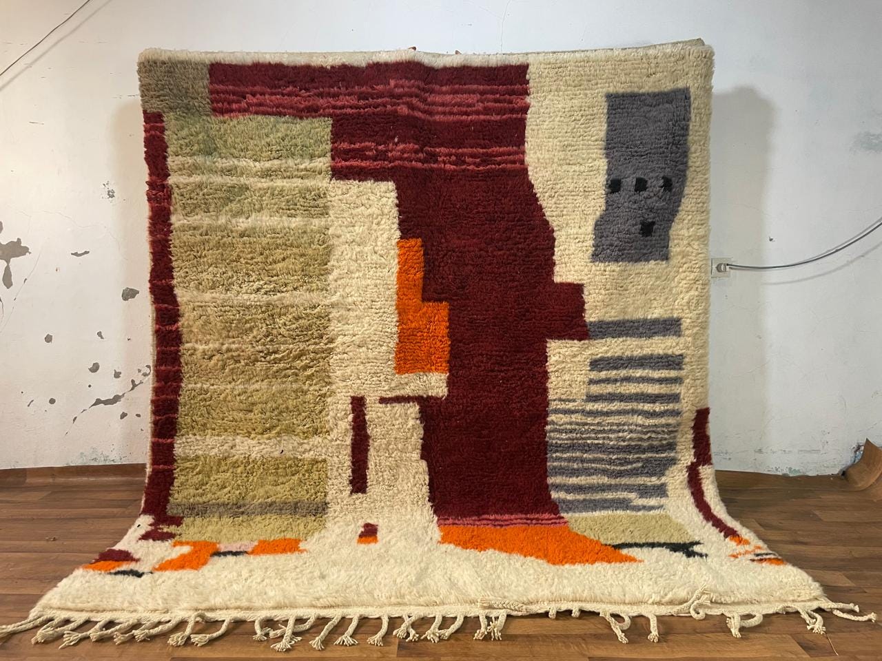 carpet boujaad, boho rug, colorful wool rug, handmade wool rug,handmade carpets, bujaad rug,custom ،Area rug