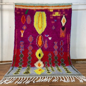 Boujaad Rugs ,Middle Atlas Carpets ,Hndcarfted textiles ,Carpet Large Rug,Carpet moroccan bojaad ,Uniqe Berber Maroccan Custom Rug