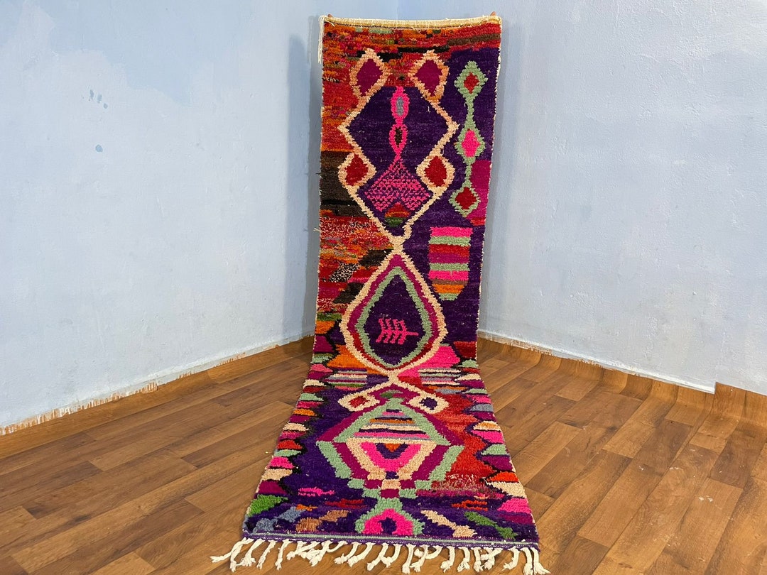 Beautiful Colors Runner.spotted Runner .runner Wool Rug .MOROCCAN ...