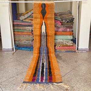 Antique Moroccan Berber Runner&quot;Hand Made wool runner&quot;Authentic Moroccan Runner&quot;Bohemain Decor&quot;berber runner rug&quot;boho wool Rug&quot;