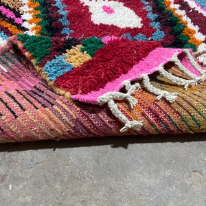 Moroccan rug, Authentic Beni ourain rug, Genuine Wool rug, Handmade rug, boujaad style rug,Area Rug,Tapis berber,Teppich image 13