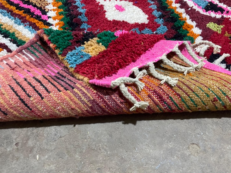 Moroccan rug, Authentic Beni ourain rug, Genuine Wool rug, Handmade rug, boujaad style rug,Area Rug,Tapis berber,Teppich image 13
