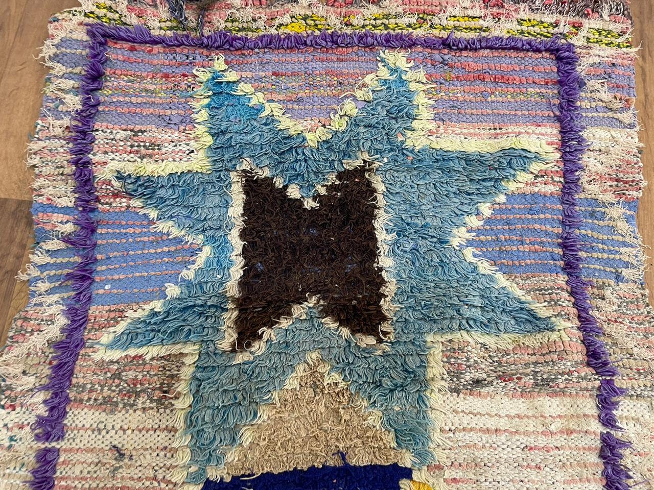 7x3フィート、ランナーモロッコラグ、ランナーヴィンテージラグ