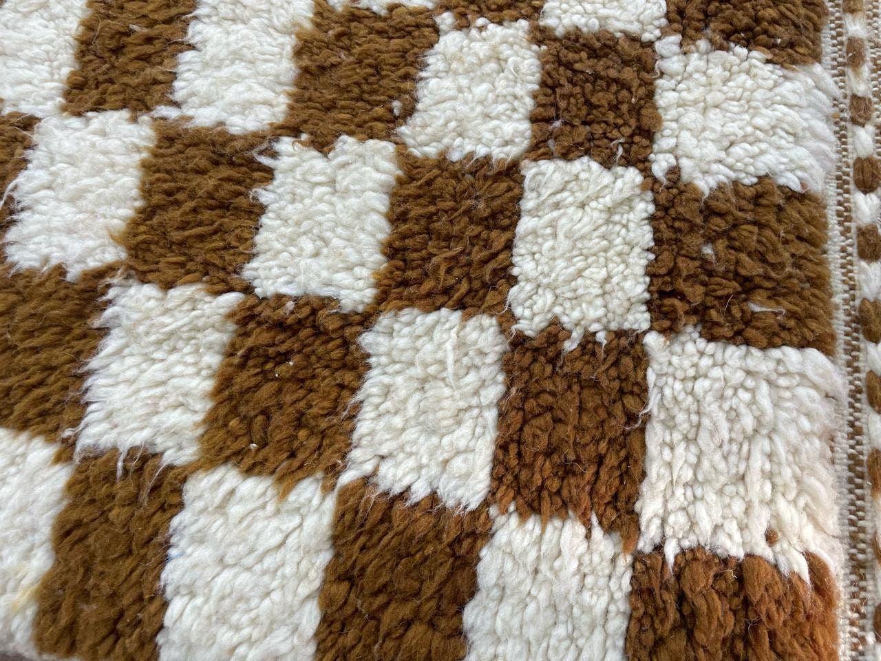 【新品モロッコ直輸入】ブロックラグ 新品モロッコ直輸入】ブロック ラグ