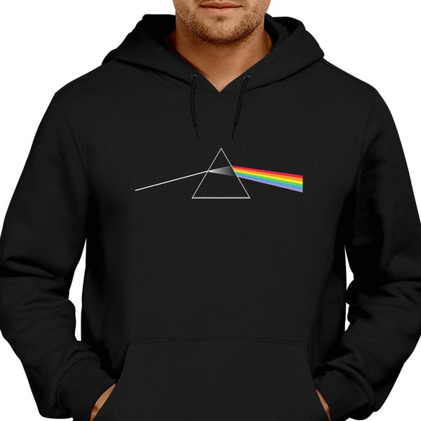 Dark Side of The Moon Hoodie, Pink Floyd, Unisex, Music Rock, Geschenk für Ihn