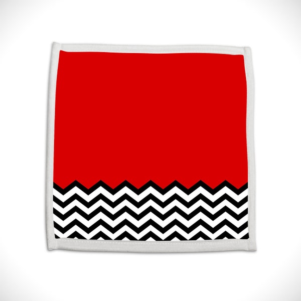 Twin Peaks Hand Towel, The Red Room, Black Lodge, Cotton, Polyester, perfect gift for cook, Bar Towel, Pub Towel