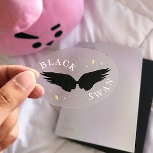BTS Black Swan Clear Vinyl Sticker