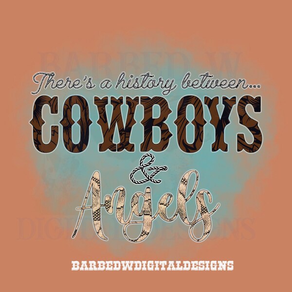 Cowboys and Angels - Etsy