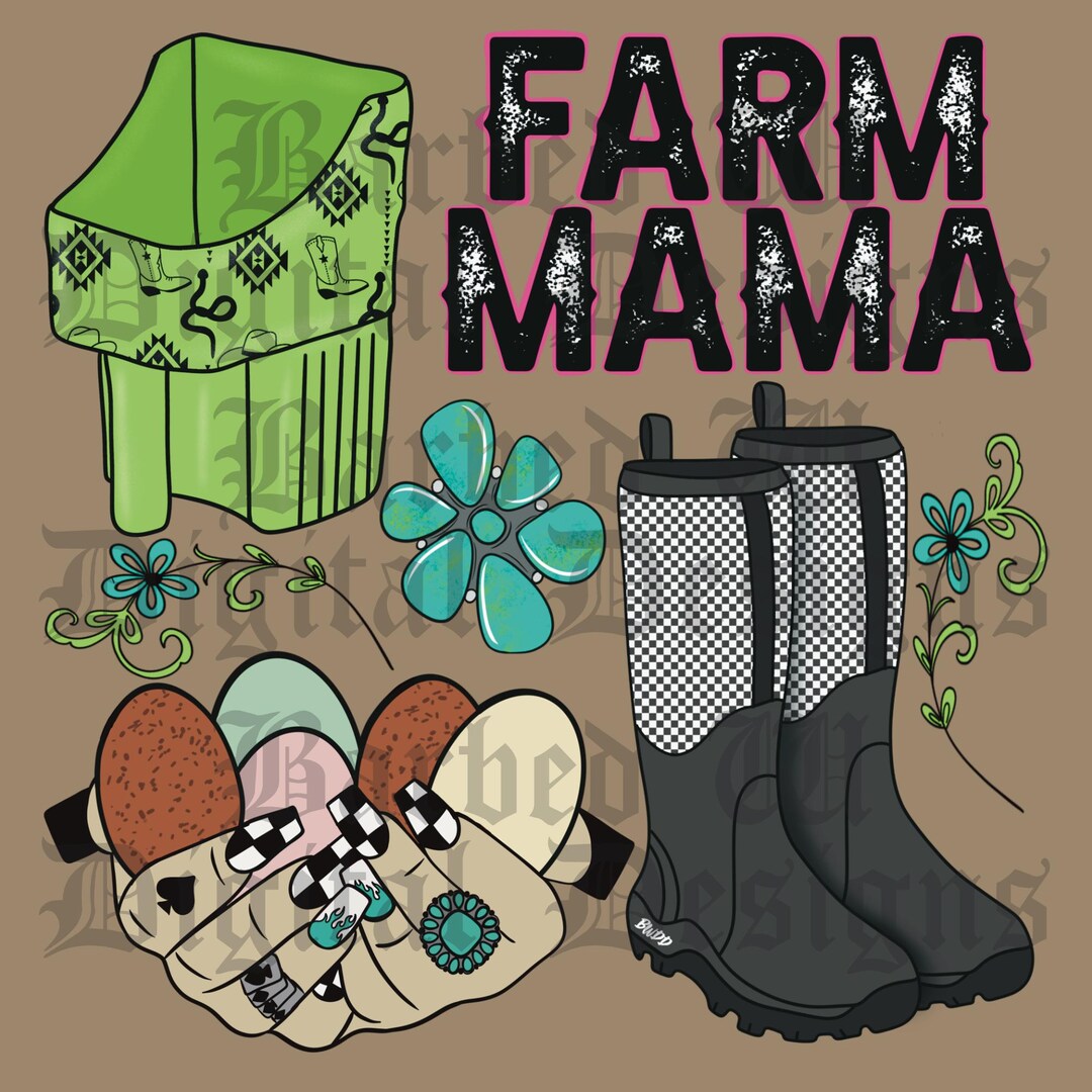 Farm Mama PNG: Western Ranch Design (digital File) - Etsy