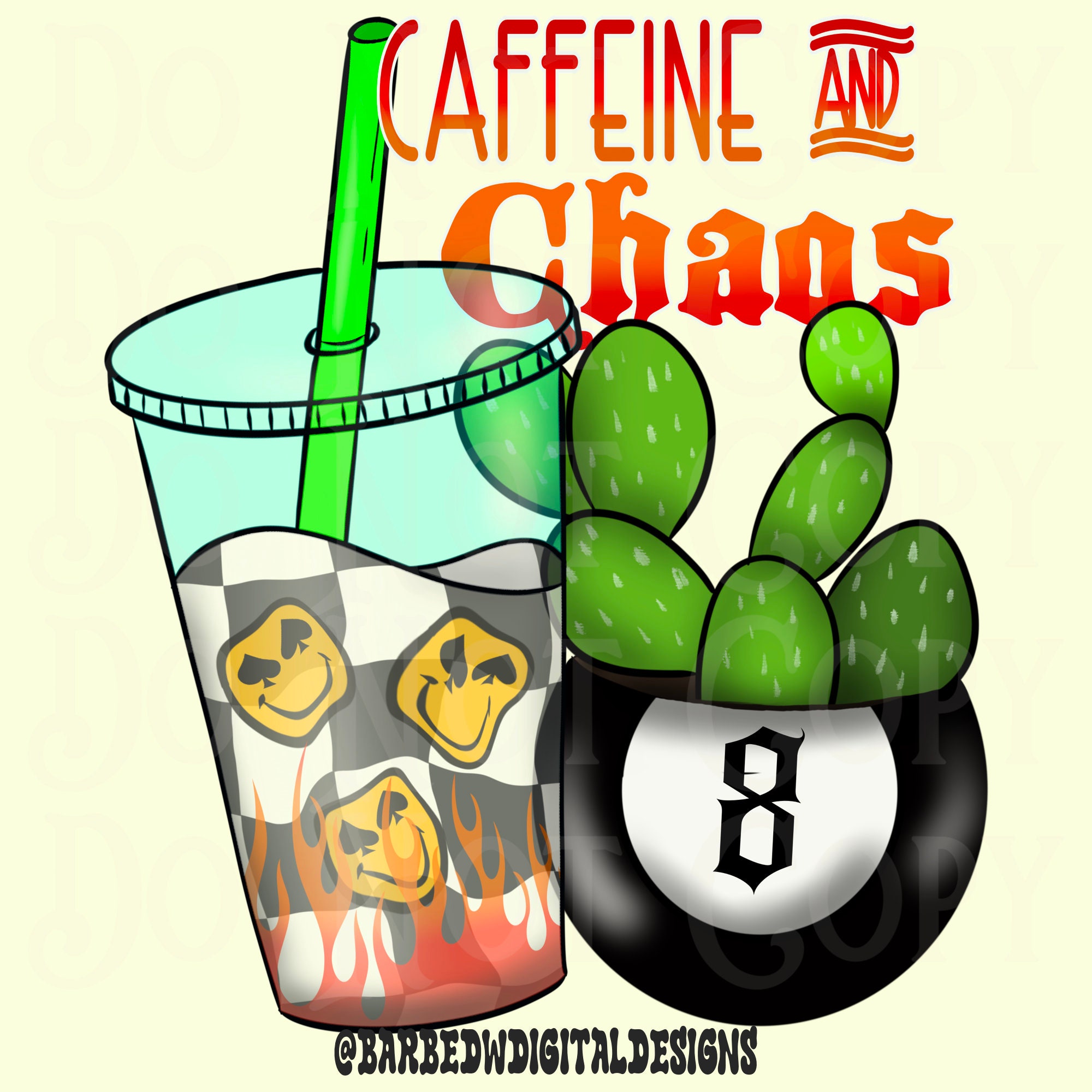 Eiskaffee png, Western png, Kaktus png, Sterne png, Schachbrett png, Billard png, Billard png, trendig png, Kaffee Mama png