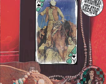 Cowboy Hand PNG: Turquoise (Digital Download)