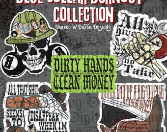 Western blue collar PNG Bundle: mens yallternative png, trendy png for men, alternative png, yallternative png, grunge png, png bundle