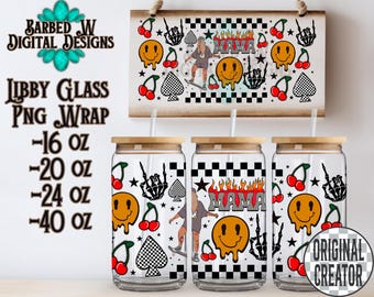 Yallternative Mama UVDTF Cup Wrap: Western Snowglobe Design (PNG Digital File)