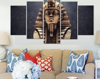 Egyptian Wall Art Living Room Home Decor Party Decoration 5 Piece Canvas Print Painting