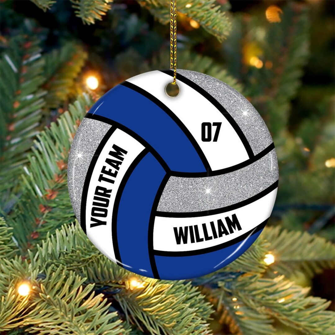 Volleyball Ornament Personalized 2023, Sports Ornament 2023, Christmas