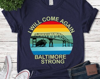 Francis Scott Key Bridge Collapse Baltimore Shirt, Patapsco River Baltimore, Heart by Baltimore, Pray for Baltimore, Maryland strong KCMF15