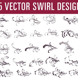 Decorative Elements SVG, Ornaments svg, Flourishes SVG, Swirls SVG, Corner flourishes Svg, Dividers Borders Svg,  decoration svg
